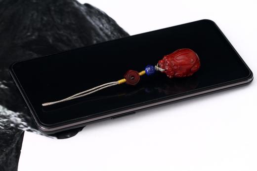 GJXJ0101°青云直上紫檀貔貅手机挂件 商品图0