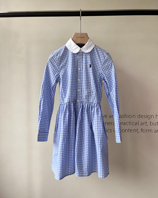 现货 THS 4.28-无 RL家 童装 衬衫款长袖连衣裙 2色 CL035 商品图2