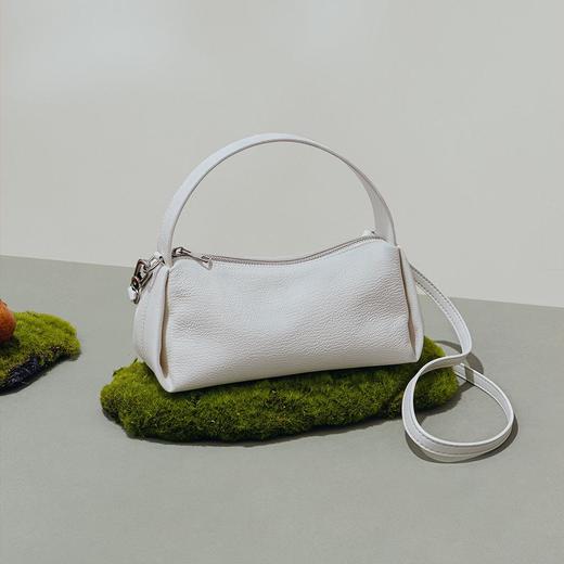 2024春季新品枕头包包山羊皮通勤百搭斜挎包高级感纯色时尚手提包 商品图2