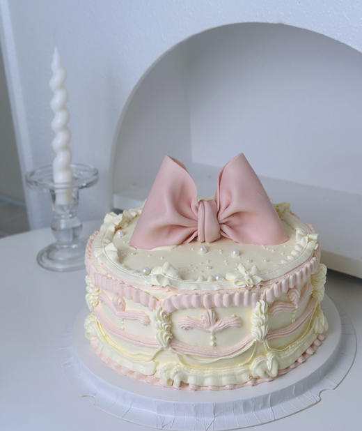 复古裱花蛋糕（翻糖款） 商品图2