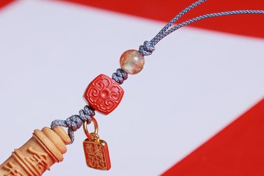 GJXJ0351°黄杨木文昌笔手机/钥匙扣挂件 商品图3