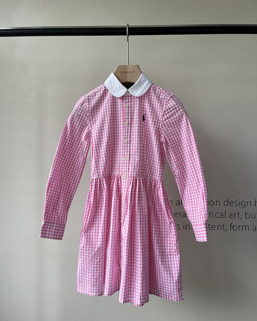 现货 THS 4.28-无 RL家 童装 衬衫款长袖连衣裙 2色 CL035 商品图3