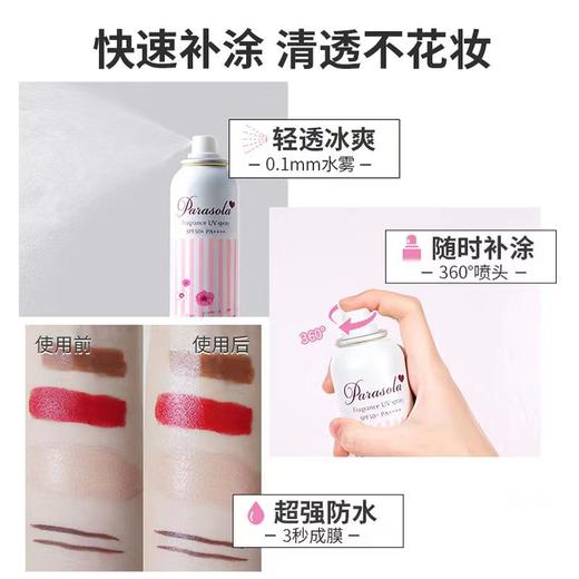 【五一大促】日本娜丽丝NARIS 面部全身防晒喷雾spf50 pa++++ 粉喷90g 商品图6