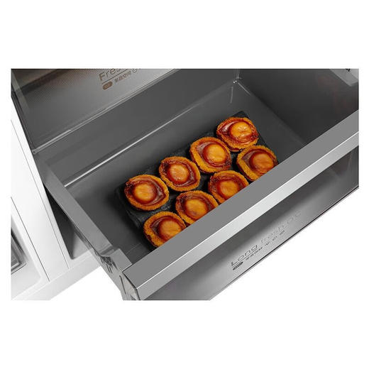 美的（Midea）601/605升对开门双开门风冷无霜一级双变频净味大容量家用电冰箱 线下同款BCD-605WKGPZM石砾青 商品图2