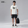 HIM漢崇 潮流创意植绒字母印花T恤简约休闲舒适短袖上衣 2026夏季 商品缩略图1