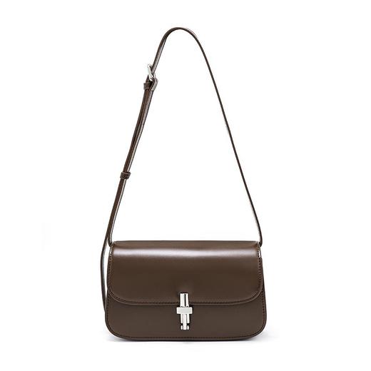 轻奢风法式小方包小众设计复古豆腐包高级感通勤百搭真皮斜挎包女 商品图4