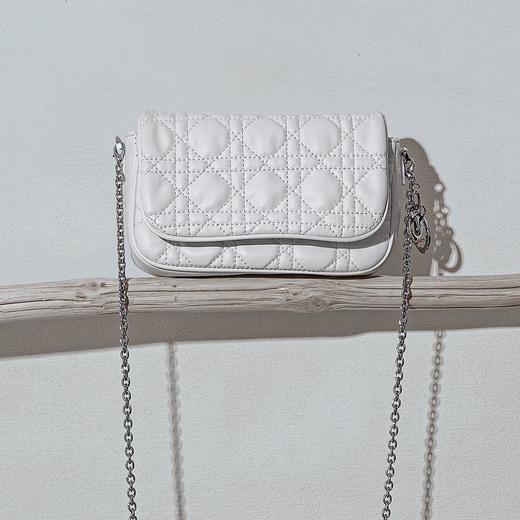 新款韩系小羊皮菱格链条包包高级感贵妇手机包时尚百搭真皮斜挎包 商品图1