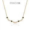 【心月之恋项链 黑金款】Fanci银饰 幻梦心月系列 生日礼物送女友 商品缩略图0
