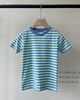 THS 4.28-无 RL家 童装 蓝绿条纹短袖T恤 CH054 商品缩略图0