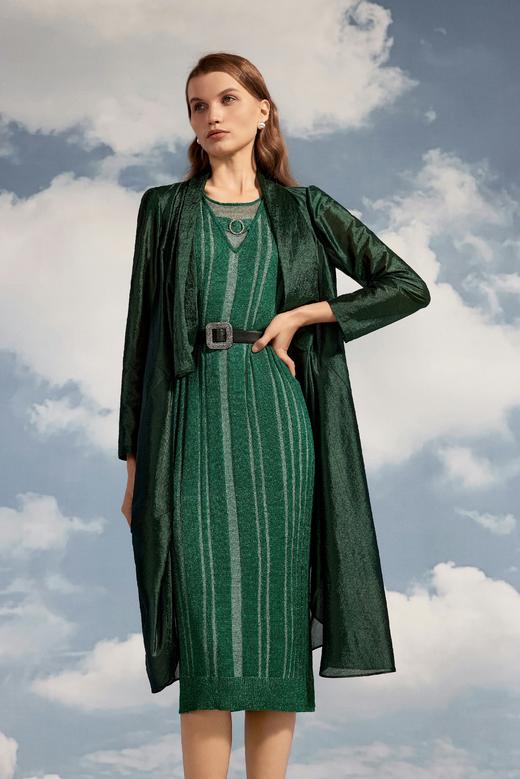 SAFICOO【焕变】系列 优雅女人 收腰放摆 中长款风衣 商品图2