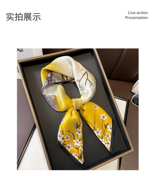 🌷 母亲节礼物💥 💥 绝了！！ 这款【BFAG.Profit 桑蚕丝丝巾小方巾】👊送妈妈、婆婆首选！ 高品质绝美丝巾拿捏法式高级感穿搭 商品图0