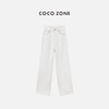 COCO ZONE"冰川牛“夏季棉粘胶混纺百搭牛仔裤透气通勤直筒阔腿裤CC1B0660 商品缩略图9