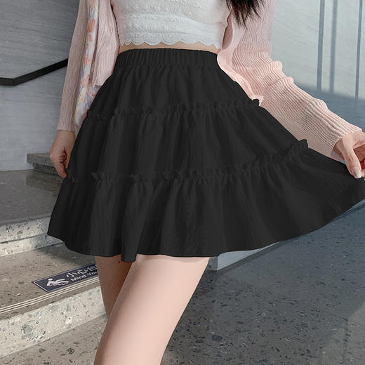 【气质如仙女，减龄又时尚！】拼接三层蛋糕短裙，舒适休闲款，细腰高腰显得更加修长。让你尽显优雅的气质，轻松hold住整个夏季！ 商品图1