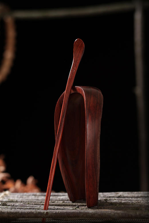 SDCC0028°印度小叶紫檀老料茶则套装 商品图12