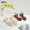 Safiya/索菲娅2024夏季民族风露趾软底两穿沙滩凉鞋 SF42115020 商品缩略图3