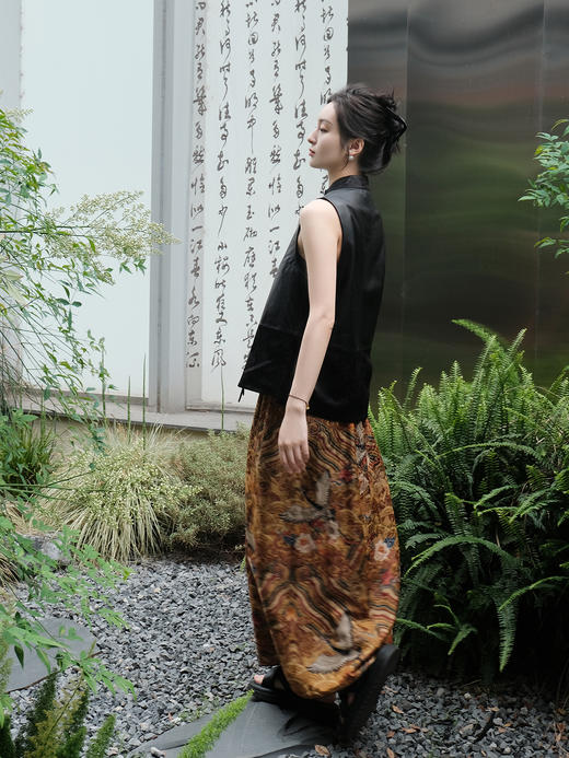 盛唐婧 |江涯海水纹仙辞半身裙 商品图10