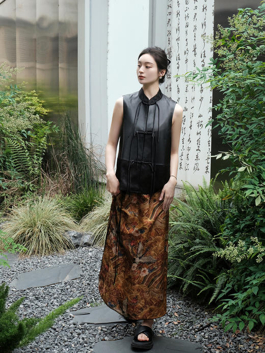 盛唐婧 |江涯海水纹仙辞半身裙 商品图8