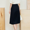 玳莎百褶叠片半裙2024新款通勤夏季垂坠感小个子撞色包边半身裙  EB34304 商品缩略图3