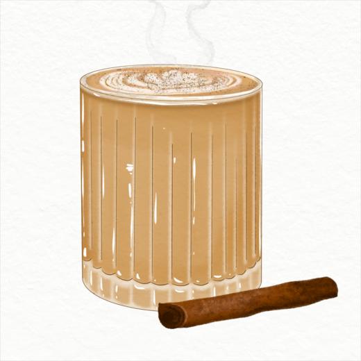 苹果肉桂拿铁 商品图0