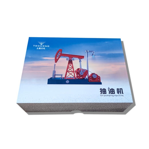 TECHING/土星文化 钻井平台抽油机金属拼装模型 商品图2