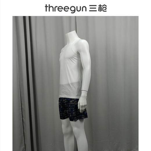 Threegun三枪 有机棉男背心(二枚装)-30635A111 商品图1
