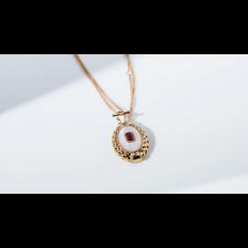 WINZA彣莎MY WINZA18K金红宝石钻石吊坠