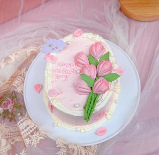郁金香妈妈裱花蛋糕（同城配送） | 烤爱 商品图3