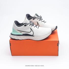 耐克Nike React Infinity Run 瑞亚FK3飞线编织 情侣款休闲运动跑步鞋