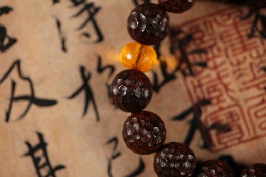 XYZT0397°印度小叶紫檀手串1.2*14 商品图4