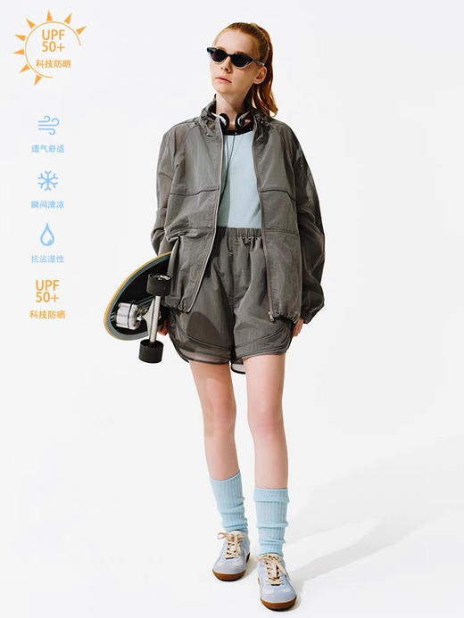 灰色防晒短裤 商品图1