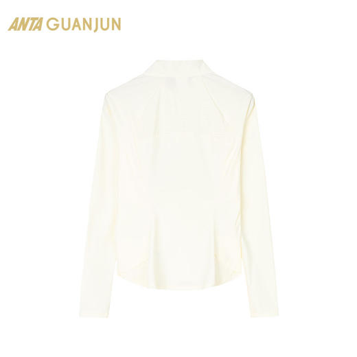 【L断码】安踏冠军全天候系列 冰丝立领外套女士夏季白色修身上衣162420701【无货退款】 商品图1