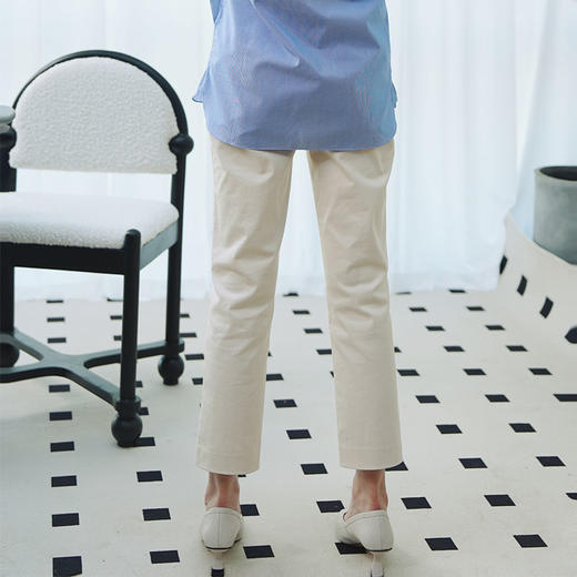 【独家定制】春语白昼·九分休闲裤 商品图2