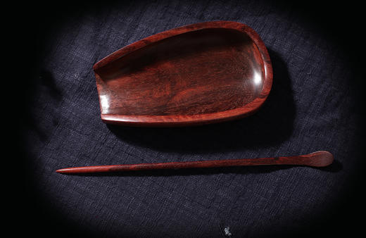 SDCC0028°印度小叶紫檀老料茶则套装 商品图5