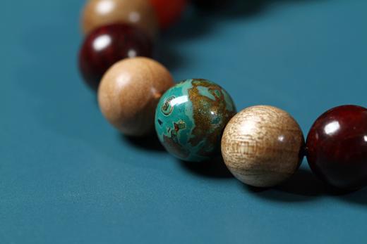 DQ0191°多宝珠紫檀/金丝楠木手串1*18 商品图8