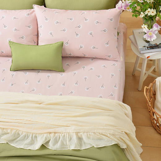 飞舞蒲公英系列床单枕套床单纯棉100全棉防滑夏季双人定制 商品图2