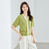 CC16-6920V领冰丝短袖t恤女2024新款年轻妈妈夏装时尚天丝上衣针织衫上衣 商品缩略图1