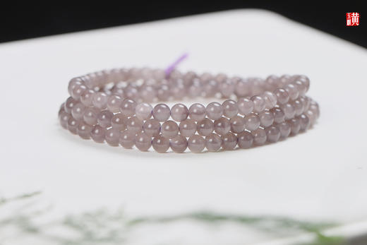 【慕荷】和田烟紫玉珠串 商品图0