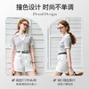 欧芮儿法式复古polo领T恤女春夏2024新款气质撞色翻领短袖上衣 商品缩略图3