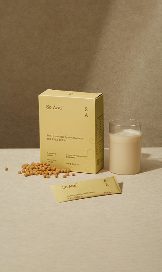 纯冻干发芽黄豆粉 商品图0