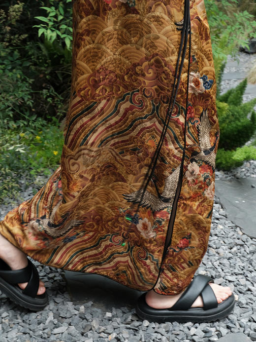 盛唐婧 |江涯海水纹仙辞半身裙 商品图3