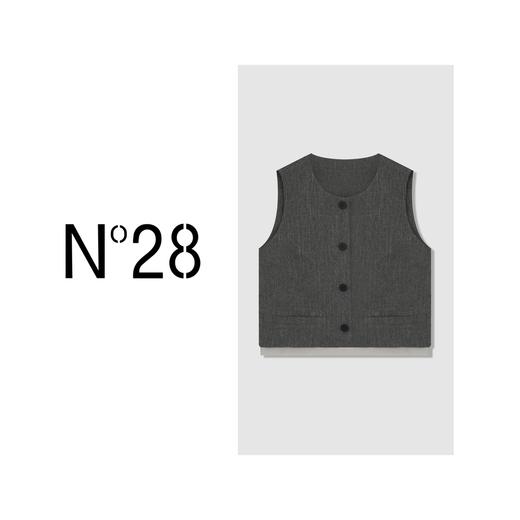 【破价】N°28 miumiu夏款休闲西服干练马甲直筒长裤套装8A22B803/8A22K805 商品图3