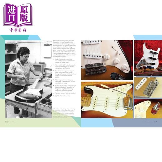 【中商原版】Fender Stratocaster 70 Years 进口艺术 芬达Stratocaster电吉他70年 商品图2