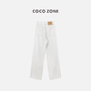 COCO ZONE"冰川牛“夏季棉粘胶混纺百搭牛仔裤透气通勤直筒阔腿裤CC1B0660 商品缩略图8