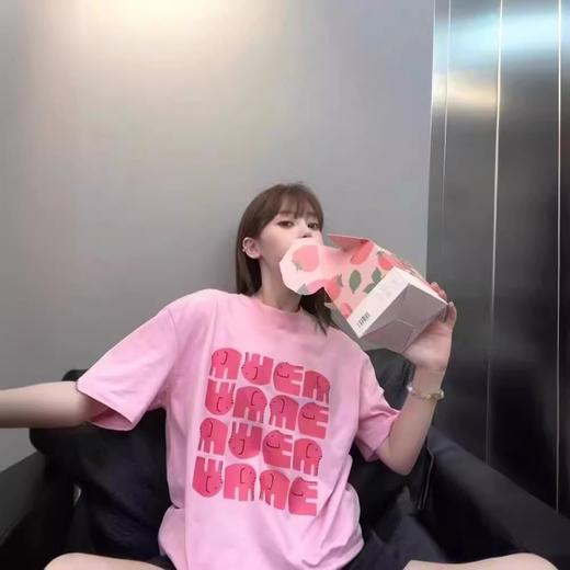 【更柔，更滑，更透气！】2024年夏季宽松潮牌 半袖纯棉 设计感上衣百搭 圆领T恤女短袖-QQ 商品图9