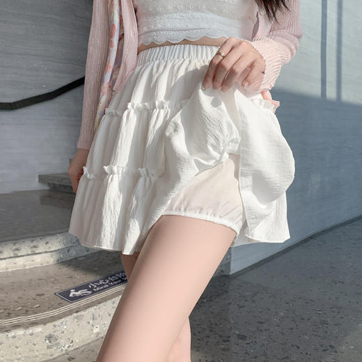 【气质如仙女，减龄又时尚！】拼接三层蛋糕短裙，舒适休闲款，细腰高腰显得更加修长。让你尽显优雅的气质，轻松hold住整个夏季！ 商品图0