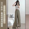 「四色可选！山本裤慵懒风」褶皱肌理感裤子 日系甩甩休闲遛弯裤宽松女士阔腿裤褶皱裤下装 商品缩略图2