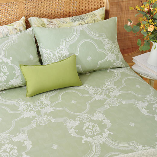 欧式复古宫廷系列竹纤维凉席枕套可机洗可折叠枕套枕罩2024夏季新款 商品图1