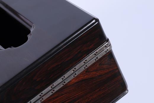 SDMG0066°紫光檀嵌银丝纸巾盒 商品图6