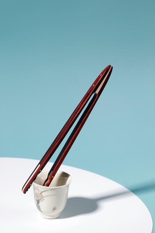 SDCC0063°印度小叶紫檀茶夹 商品图0