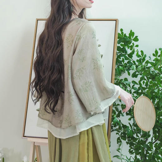 裁缝学苑AS239新中式国风上衣纸样阔腿裤宋裤套装打版裁剪样板 商品图3